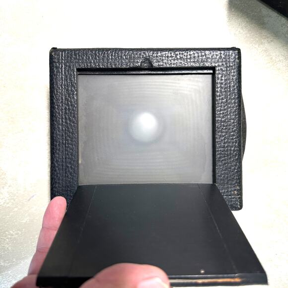 1907 Seneca Chautauqua 4x6 Folding Camera w/ Seneca Duo Shutter + Plate Holders - Picture 5 of 16